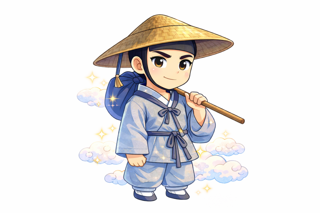 연출의 무게: 가족뮤지컬 전설 여우신 캐릭터 나그네! 모습! 내가 말하고 싶은걸 대신 말해주는 인물